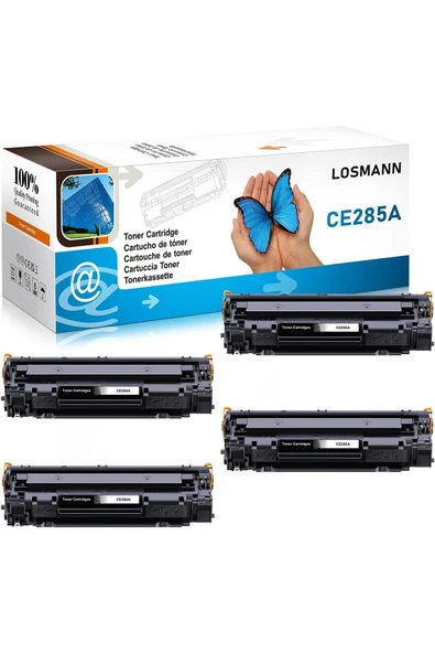 HP 85a Muadil Ce285a Compatible With Laserjet P1102/6020/6030 Toner 4lü Paket ürün görseli 1