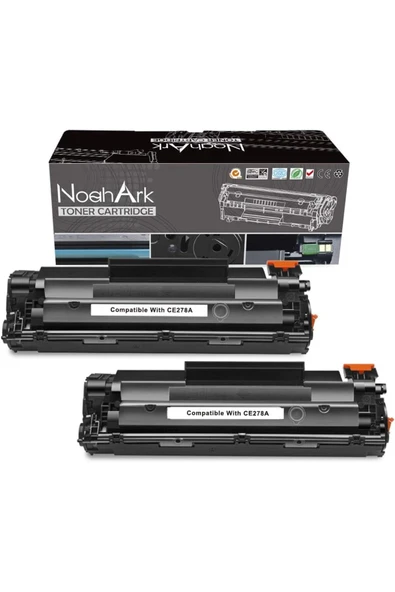 HP Canon i-Sensys LBP6230DW LBP6200D P1566 M1536 MFP M1536DNF P1560 P1606 CE278A  (2 ADET Black) ürün görseli 1