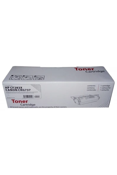 Hp Cf283x Canon Crg737 Toner ürün görseli 1