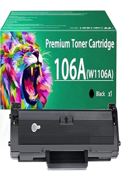 HP 106A W1106A Toner HP Laser 107 107a 107w MFP 135 135a 135w 137fn Black AURA TONER ürün görseli 1