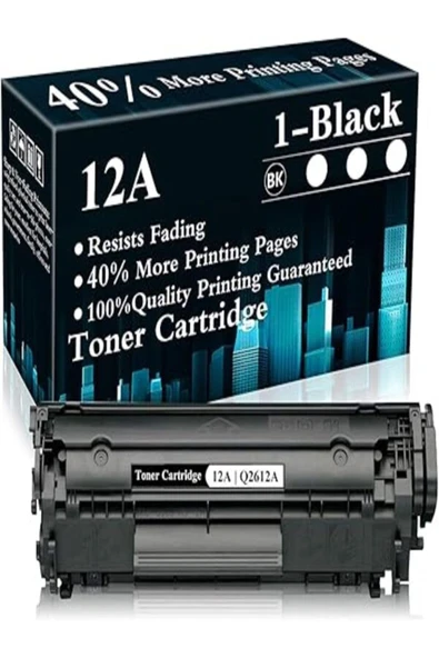 HP 12A | Q2612A 1020 1022n 1022nw 1010 1012 1015 1018 3052 MFP 3055 MFP 3030 MFP 3020 MFP 3380 AURA ürün görseli 1