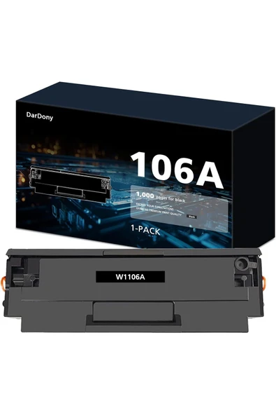 HP MUADİL Laser 107a 107r 107w MFP 135a 135r 135w 135wg MFP 137fnw 137fwg, 1 Pack**YA-DE TONER** ürün görseli 1