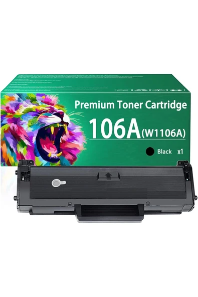 HP 106A W1106A Toner Cartridges HP Laser 107 107a 107w MFP 135 135a 135w 137fnw *YA-DE TONER* ürün görseli 1