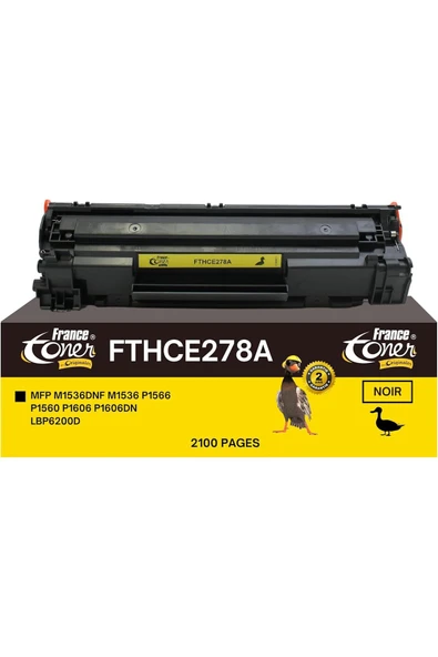 HP -P1560..1600..M1530.. CANON-MF4410..4550.4870 (2.1K) TONER/278A ürün görseli 1