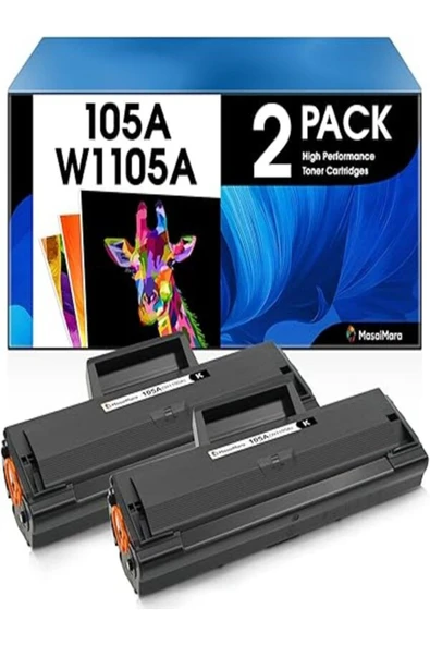 HP Laser MFP 107a 107w 135a 135w 137fnw Printer (Black, 2-Pack) AURA TONER ürün görseli 1