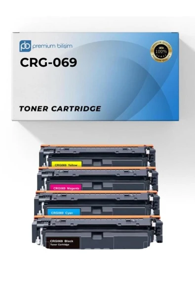 Canon CRG-069 Çipsiz Muadil Toner Seti - LBP673Cdw LBP674Cdw LBP674Cx MF751Cdw MF753Cdw MF752Cdw MF756Cx ürün görseli 1