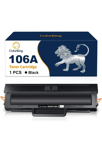 HP 106A MUADİL Laser 107w 107a 107r MFP 135w 135a 135r 135wg MFP 137fnw 137fwg 106A Black ÇİPLİ ürün görseli 1