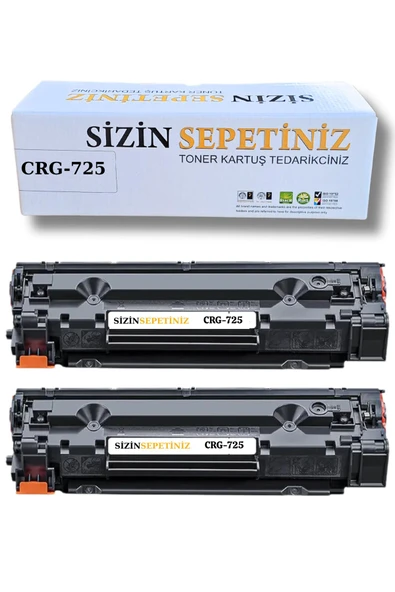 Canon Crg 725 Uyumlu Toner (1600 Sayfa) Lbp-6000/ 6020/ Mf3010 (2 ADET) ürün görseli 1