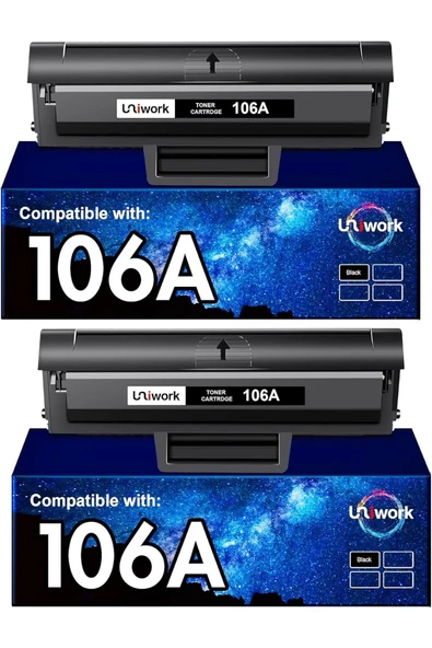HP Laser ÇİPLİ 107w 107a 107r, MFP 135wg 135a 135r 135w 137fwg 137fnw TONER *2ADET* ürün görseli 1