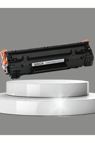 HP Q2612A - 12A - 1010/1012/1015/1018/1020 Uyumlu Muadil Toner ürün görseli 1