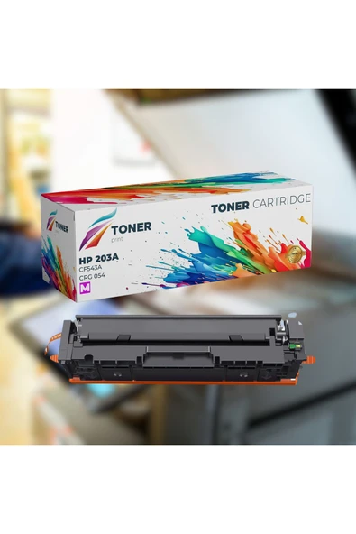 HP 203A - CF543 KIRMIZI RENK TONER  uyumlu COLOR LASERJET PRO M254NW/M254DW/M254DNW/M280NW/ ürün görseli 1
