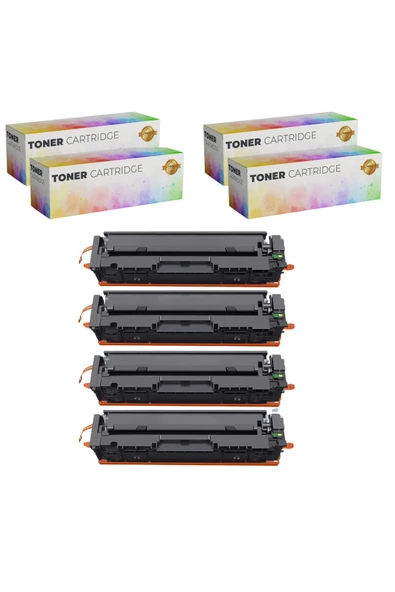 HP 203A - HP CF540 TONER 4 RENK Pro MFP M281fdw M254dw M280nw M254nw M281cdw M254dn M281fdn M281 ürün görseli 1