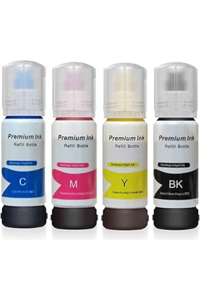 Epson 103 Uyumlu 4 Renk Mürekkep Takımı, L3110/L3111/L3150/L3151/L4150/L6190/L6160/L4160 Için ürün görseli 1