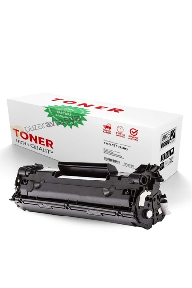 Canon I-sensys Mf229dw Crg-737 Muadil Toner/wb/crg737 ürün görseli 1