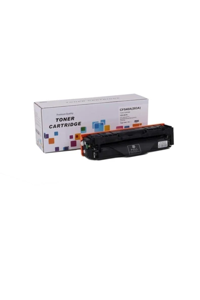 HP Cf540a (203a) Muadil Siyah Toner Pro M254dw/254nw/280nw/281fdw/281fdn (1,4k) ürün görseli 1
