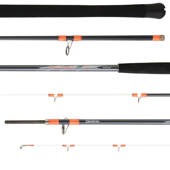Daiwa New Megaforce 180cm 50-150gr 2 Parça Bot Kamışı - Resim 2