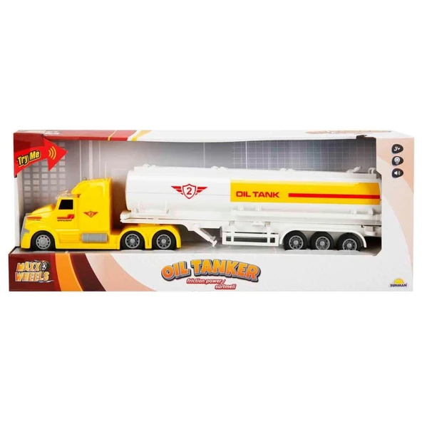 Sunman Maxx Wheels 1:150 Sesli ve Işıklı Yakıt Tankeri WY783A - S00002316 ürün görseli 1