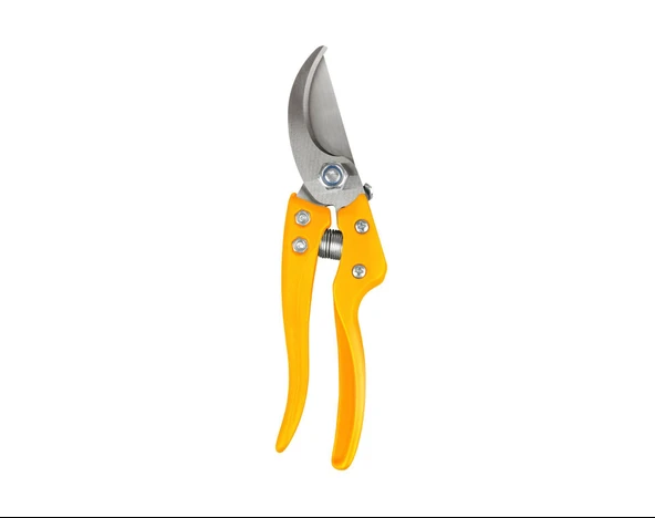 RH05814 Sarı Metal Saplı Bahçe Makası Boy: 20 cm Kesme Çapı: 25 mm ürün görseli 1