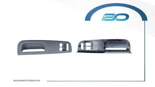 Wisco 3B1867171DG Cam Açma Paneli Çerçevesi Gri 2 Dugmelı VW Golf4 Bora Passat Octavia 97 - ürün görseli 1