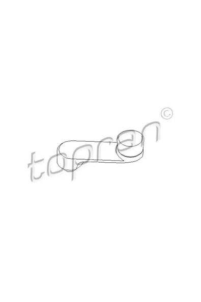 Topran 206331001  Cam Açma Kolu (Opel: Corsa B Combo 98-) ürün görseli 1