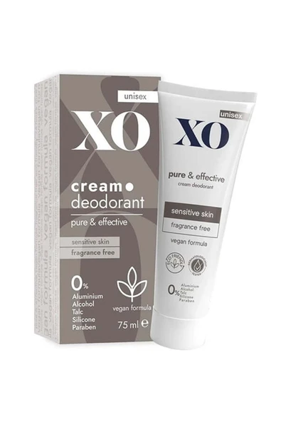 Xo Krem Deodorant 75ml Unisex Pure & Effective Kokusuz ürün görseli 1