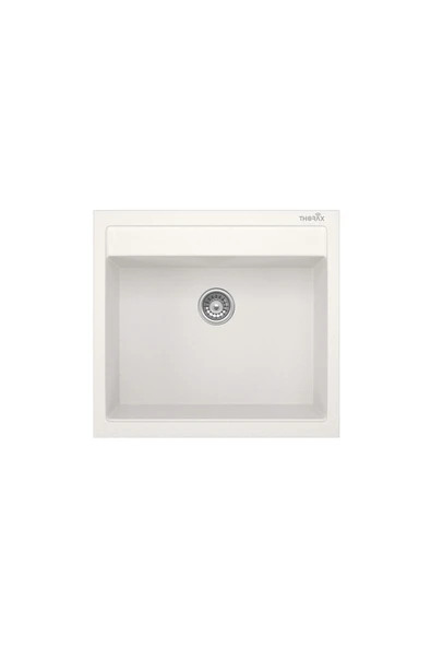 Thorax Granit Eviye Turo C1 Beyaz 56X53 ürün görseli 1