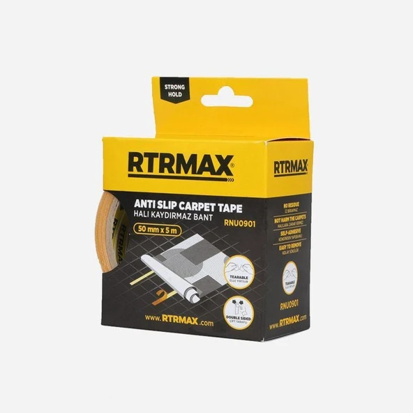 RNU0901 Çift Taraflı Halı Kaydırmaz Bant 50 mm x 15 mt ürün görseli 1