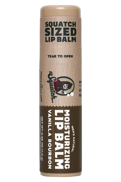 Dr.Squatch Men's Vanilla Bourbon Nemlendirici Dudak Balsamı 7GR ürün görseli 1