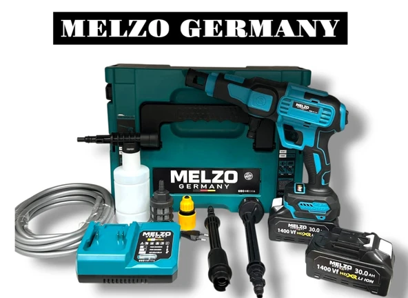 MELZO GERMANY BASINÇLI ŞARJLI ARAÇ YIKAMA 1400VF ürün görseli 1