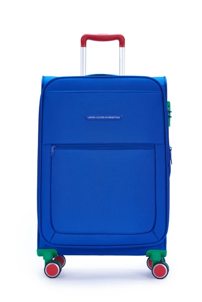 United Colors Of Benetton Ultra Light Kumaş Orta Boy Valiz Sax BNT2800 ürün görseli 1