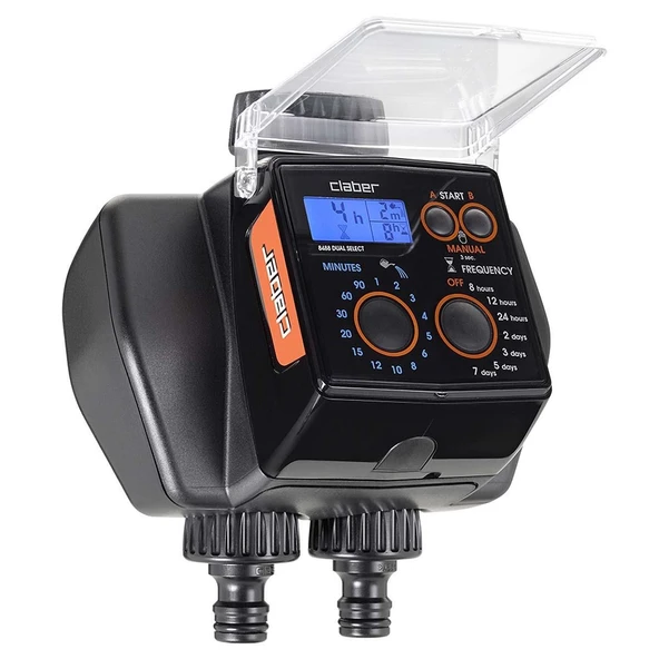 Claber 8488 Dual Select Çift Çıkışlı Zamanlayıcı ürün görseli 1