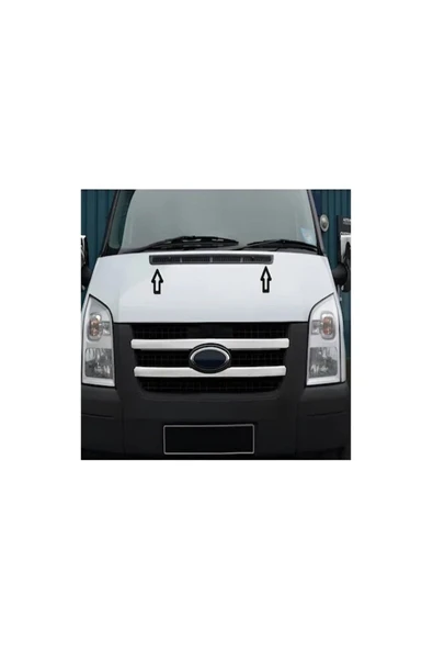 FORD TRANSİT 2003-2013 MODEL ARASI KROM KAPUT HAVALANDIRMA ÇERÇEVESİ PASLANMAZ ÇELİK ürün görseli 1