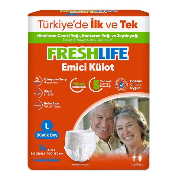 Freshlife Emici Külot L Beden 14x3 42 Adet ürün görseli 1