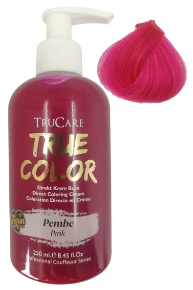 Truecolor Renkli Saç Boyası Pembe 250 ml ürün görseli 1