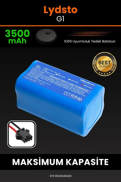 robo-mi Lydsto G1 3500mAh Robot Süpürge Bataryası - Yüksek Yoğunluklu Li-ion Hücre ürün görseli 1