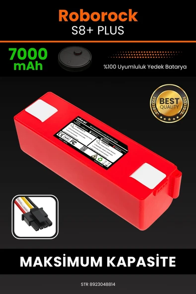 robo-mi Roborock S8 Plus 7000mAh Robot Süpürge Bataryası - Koruma Katmanlı Batarya Teknolojisi ürün görseli 1