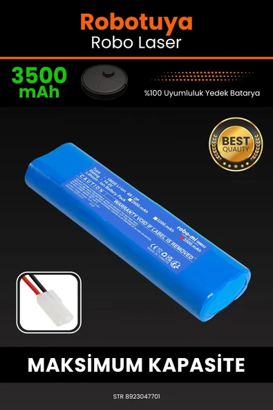 robo-mi Robotuya RoboLaser 3500mAh Robot Süpürge Bataryası - Gerçek Kapasite, Maksimum Güvenlik ürün görseli 1
