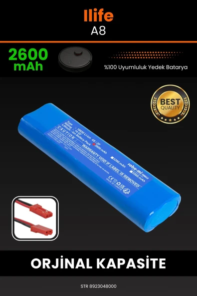 robo-mi İlife A4 2600mAh Robot Süpürge Bataryası - Gerçek Kapasite, Maksimum Güvenlik ürün görseli 1