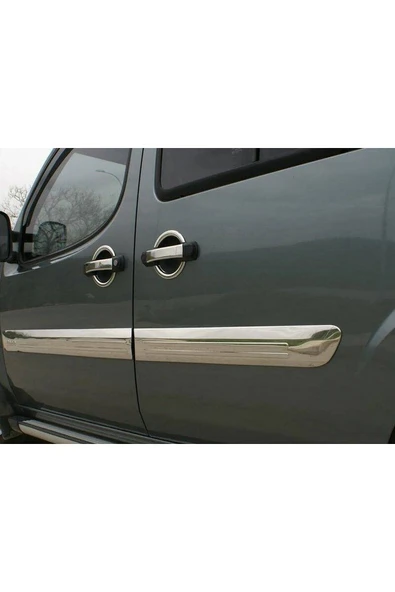 Fiat Doblo 2005-2010 Krom Yan Kapı Çıtası 4 Parça Paslanmaz Çelik ürün görseli 1