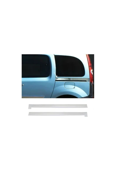 RENAULT KANGOO 2008 VE ÜZERİ MODELLER KROM KAPI RAYI SÜRGÜ ÇITASI 2 PARÇA PASLANMAZ ÇELİK ürün görseli 1