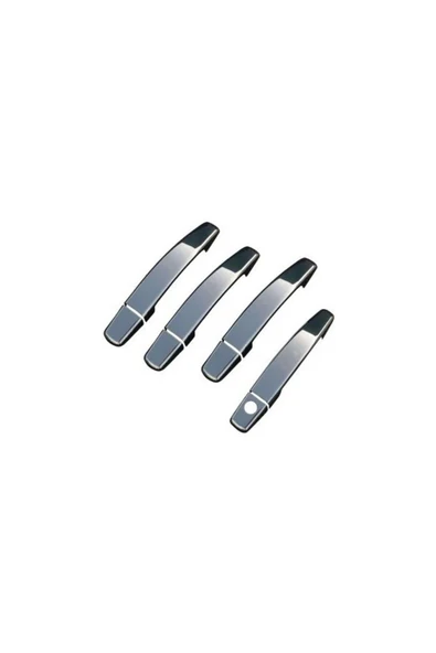 OPEL ASTRA - J KASA 2011-2015 MODEL ARASI KROM KAPI KOLU 4 KAPI 8 PARÇA PASLANMAZ ÇELİK ürün görseli 1