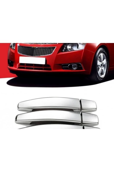 Chevrolet Cruze Krom Kapı Kolu 4 Kapı Paslanmaz Çelik ürün görseli 1