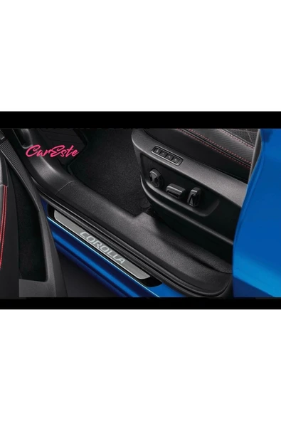 Toyota Corolla Tüm Modeller Uyumlu Old Krom Kapı Eşiği Koruyucusu 4 Prç. ürün görseli 1