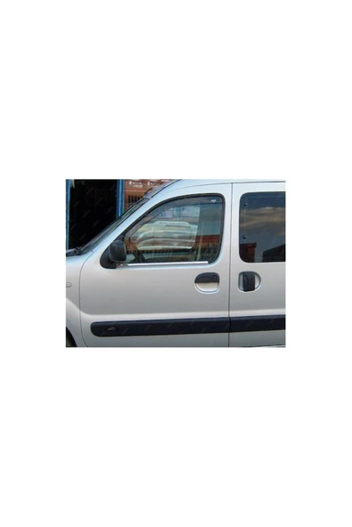 Renault Kangoo 1998-2007 Modeller Arası Krom Cam Çıtası 2 Parça Paslanmaz Çelik ürün görseli 1
