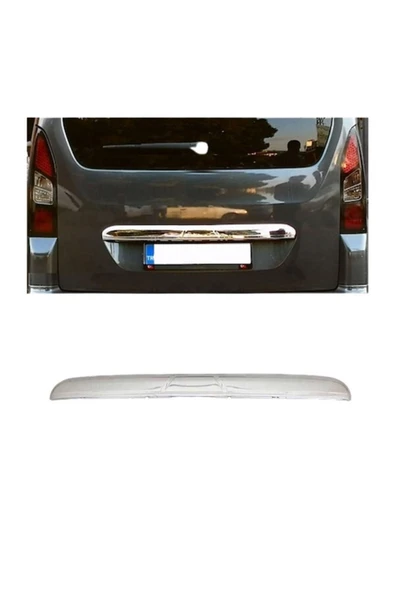 Peugeot Partner Tepee 2012 Ve Üzeri Krom Bagaj Çıtası Paslanmaz Çelik ürün görseli 1