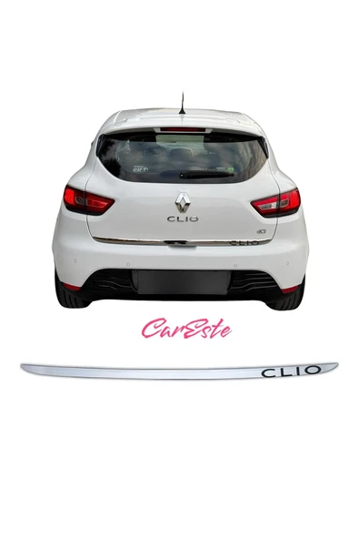 Renault Clio 4 2012-2018 Arası Clio Yazılı Krom Bagaj Altı ürün görseli 1