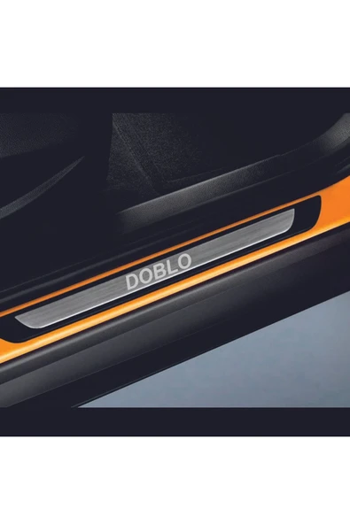 FİAT DOBLO 2010-2015 MODELLER OLD KROM KAPI EŞİĞİ 4 PARÇA PASLANMAZ ÇELİK - Resim 2