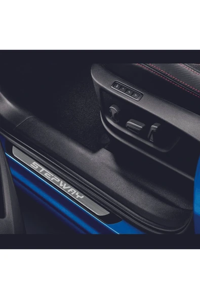 DACİA SANDERO STEPWAY 2013-2019 MODELLER OLD KROM KAPI EŞİĞİ 4 PARÇA PASLANMAZ ÇELİK ürün görseli 1