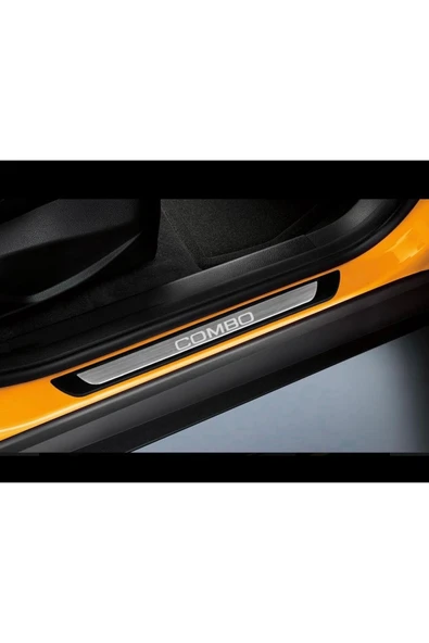Opel Combo Old Krom İç Kapı Eşiği koruyucusu 4prç - Resim 2