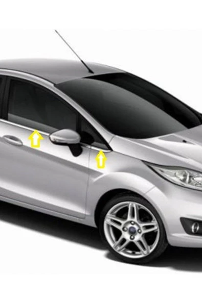 FORD FİESTA 2009-2017 MODELLER ARASI KROM CAM ÇITASI 8 PARÇA PASLANMAZ ÇELİK ürün görseli 1